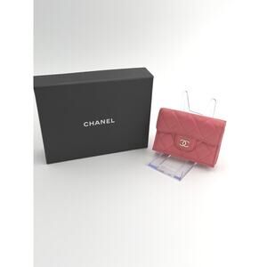 Chanel Classic Small Flap Wallet Coral